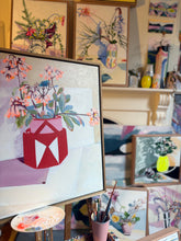 paint etching origianlart clarewhitney Giclee paint texiles cushions ceramics